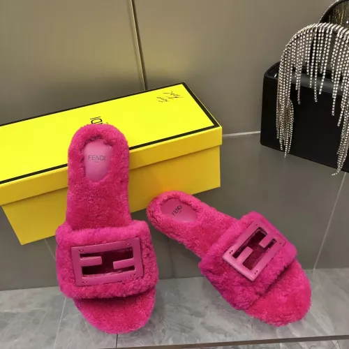 Replica Fendi Slippers For Women #1304653 $100.00 USD for Wholesale