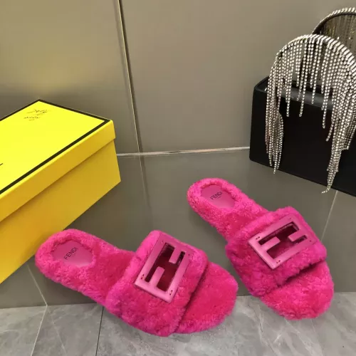 Replica Fendi Slippers For Women #1304653 $100.00 USD for Wholesale