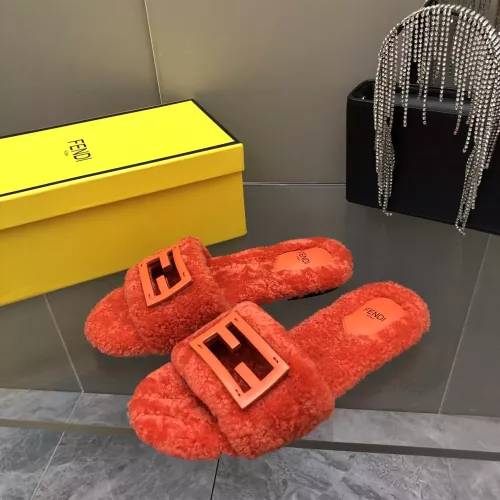 Replica Fendi Slippers For Women #1304654 $100.00 USD for Wholesale