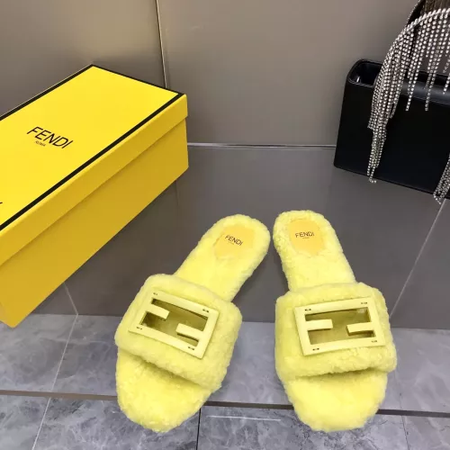 Wholesale Fendi Slippers For Women #1304655 $100.00 USD, Wholesale Quality Replica Fendi Slippers