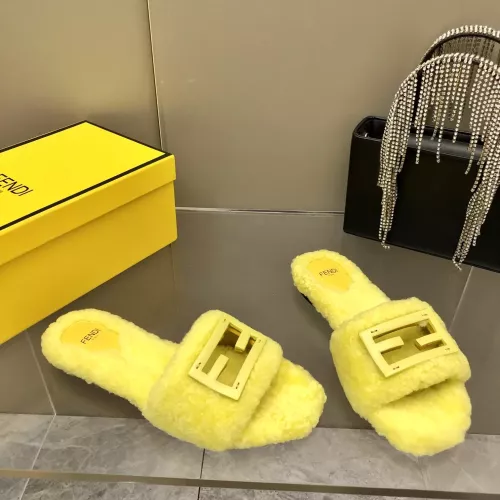 Replica Fendi Slippers For Women #1304655 $100.00 USD for Wholesale