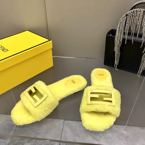 Replica Fendi Slippers For Women #1304655 $100.00 USD for Wholesale