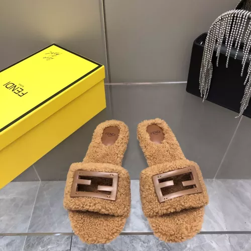 Wholesale Fendi Slippers For Women #1304656 $100.00 USD, Wholesale Quality Replica Fendi Slippers