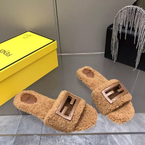 Replica Fendi Slippers For Women #1304656 $100.00 USD for Wholesale