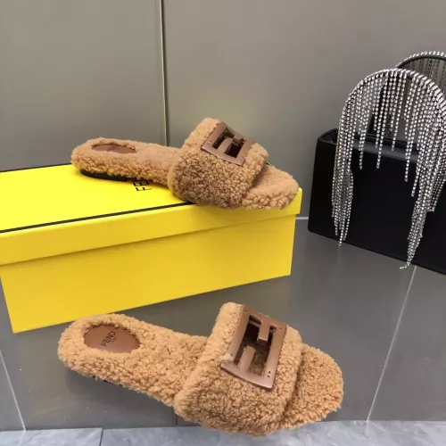 Replica Fendi Slippers For Women #1304656 $100.00 USD for Wholesale