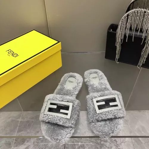 Wholesale Fendi Slippers For Women #1304657 $100.00 USD, Wholesale Quality Replica Fendi Slippers