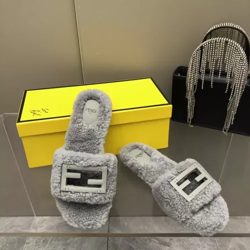 Replica Fendi Slippers For Women #1304657 $100.00 USD for Wholesale