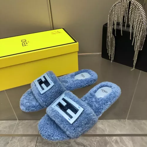 Replica Fendi Slippers For Women #1304658 $100.00 USD for Wholesale