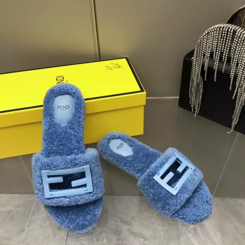 Replica Fendi Slippers For Women #1304658 $100.00 USD for Wholesale