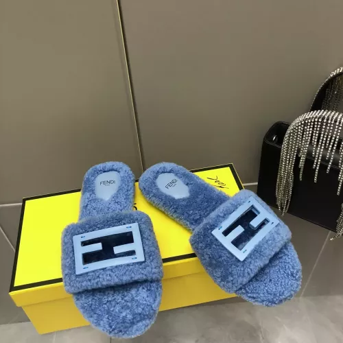 Replica Fendi Slippers For Women #1304658 $100.00 USD for Wholesale