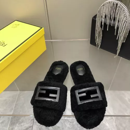 Wholesale Fendi Slippers For Women #1304659 $100.00 USD, Wholesale Quality Replica Fendi Slippers