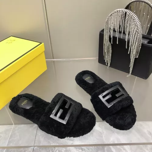 Replica Fendi Slippers For Women #1304659 $100.00 USD for Wholesale