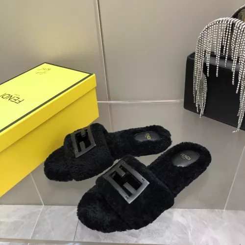 Replica Fendi Slippers For Women #1304659 $100.00 USD for Wholesale