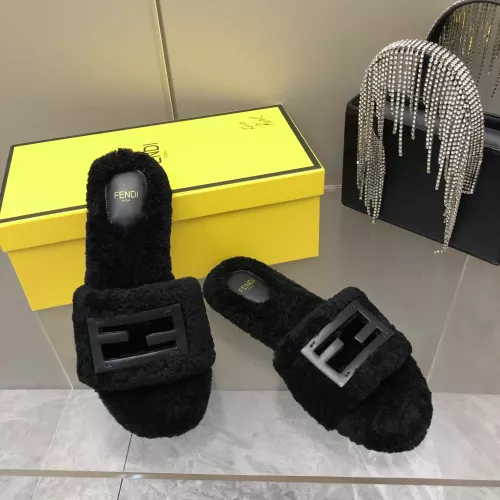 Replica Fendi Slippers For Women #1304659 $100.00 USD for Wholesale