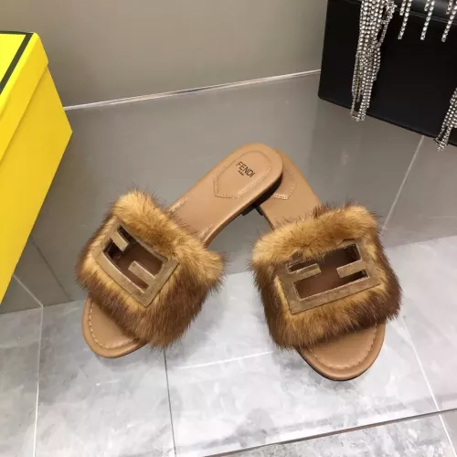 Replica Fendi Slippers For Women #1304661 $118.00 USD for Wholesale