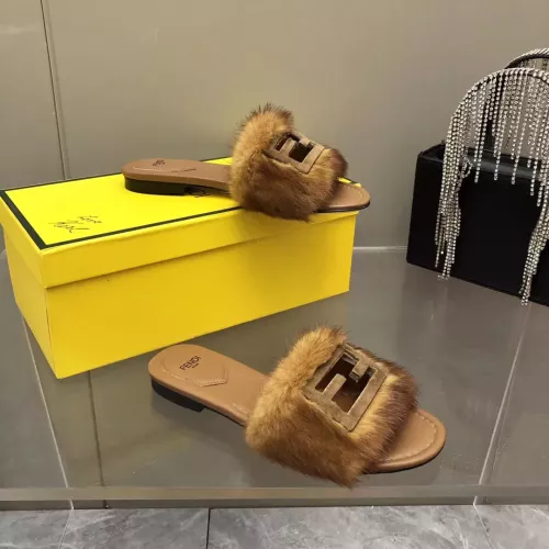 Replica Fendi Slippers For Women #1304661 $118.00 USD for Wholesale