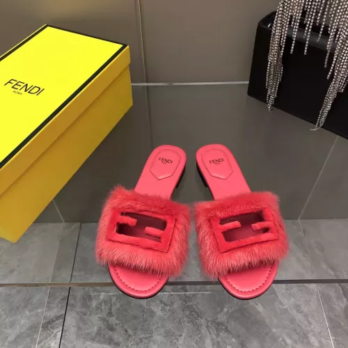 Replica Fendi Slippers For Women #1304662 $118.00 USD for Wholesale