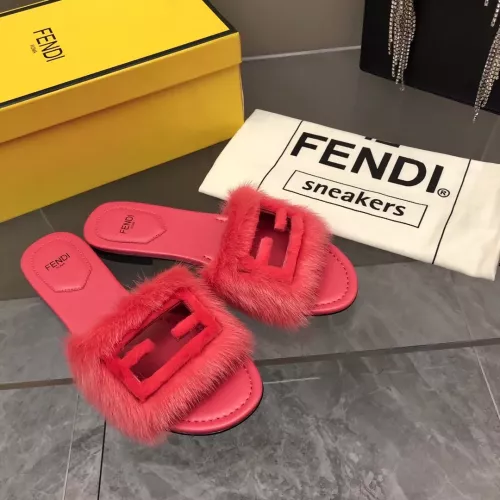 Replica Fendi Slippers For Women #1304662 $118.00 USD for Wholesale