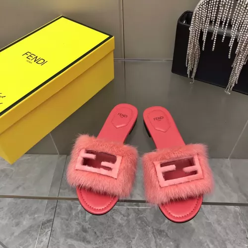 Replica Fendi Slippers For Women #1304663 $118.00 USD for Wholesale