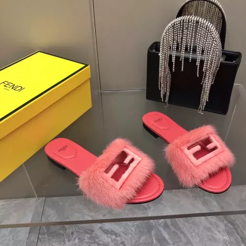 Replica Fendi Slippers For Women #1304663 $118.00 USD for Wholesale