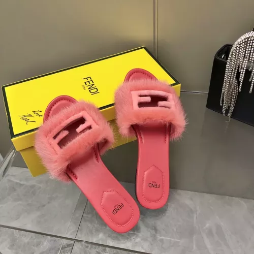 Replica Fendi Slippers For Women #1304663 $118.00 USD for Wholesale