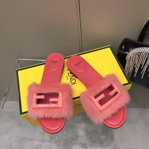 Replica Fendi Slippers For Women #1304663 $118.00 USD for Wholesale