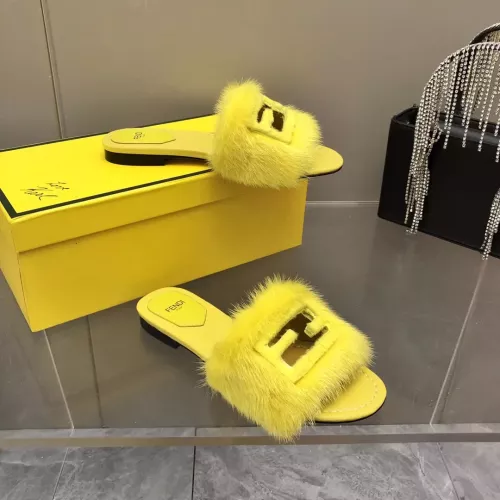 Replica Fendi Slippers For Women #1304664 $118.00 USD for Wholesale