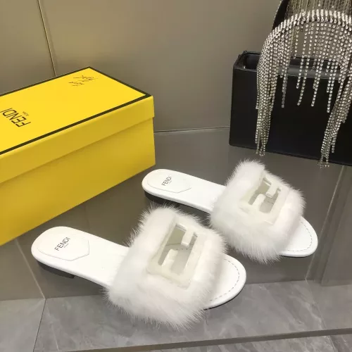 Replica Fendi Slippers For Women #1304665 $118.00 USD for Wholesale