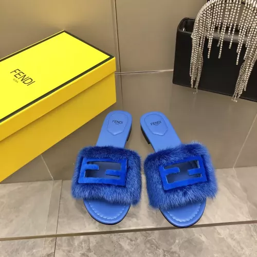 Replica Fendi Slippers For Women #1304666 $118.00 USD for Wholesale