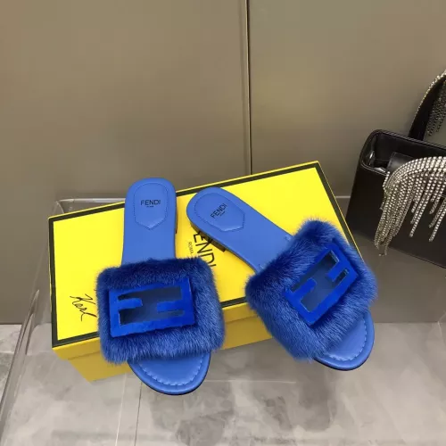 Replica Fendi Slippers For Women #1304666 $118.00 USD for Wholesale