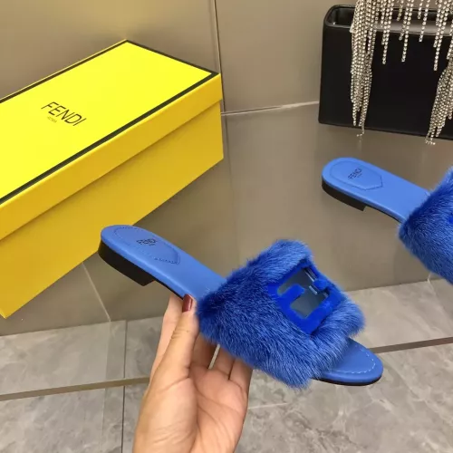 Replica Fendi Slippers For Women #1304666 $118.00 USD for Wholesale