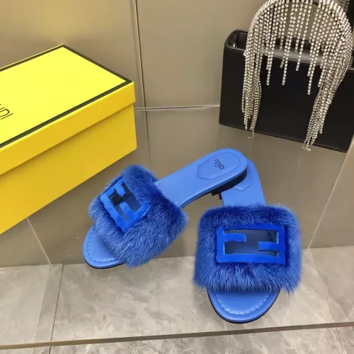 Replica Fendi Slippers For Women #1304666 $118.00 USD for Wholesale