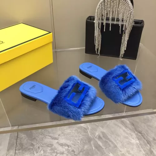 Replica Fendi Slippers For Women #1304666 $118.00 USD for Wholesale