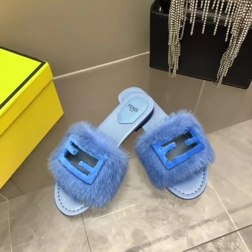 Replica Fendi Slippers For Women #1304667 $118.00 USD for Wholesale