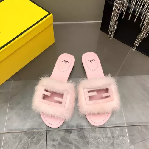 Replica Fendi Slippers For Women #1304668 $118.00 USD for Wholesale