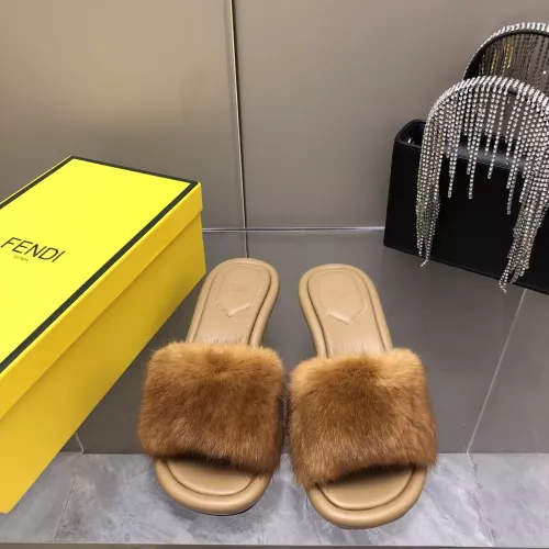 Replica Fendi Slippers For Women #1304684 $132.00 USD for Wholesale