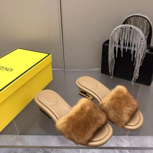 Replica Fendi Slippers For Women #1304684 $132.00 USD for Wholesale