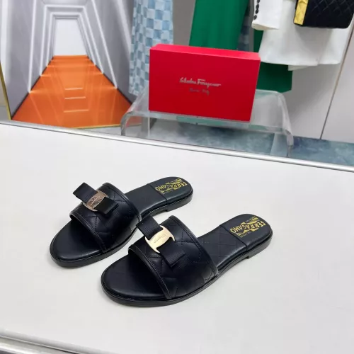 Wholesale Salvatore Ferragamo Slippers For Women #1304815 $85.00 USD, Wholesale Quality Replica Salvatore Ferragamo Slippers