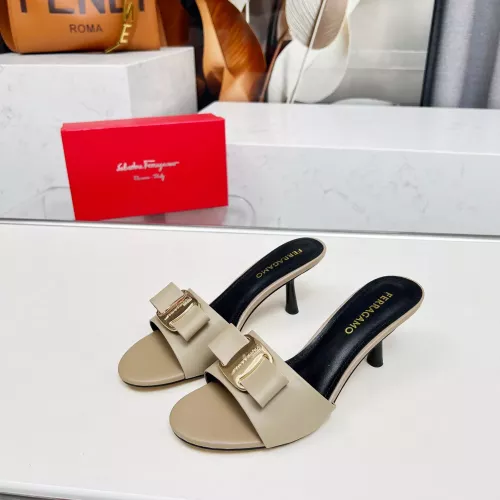 Wholesale Salvatore Ferragamo Slippers For Women #1304819 $85.00 USD, Wholesale Quality Replica Salvatore Ferragamo Slippers