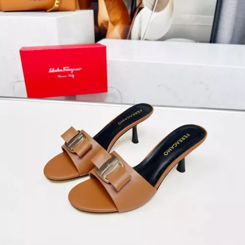 Wholesale Salvatore Ferragamo Slippers For Women #1304820 $85.00 USD, Wholesale Quality Replica Salvatore Ferragamo Slippers