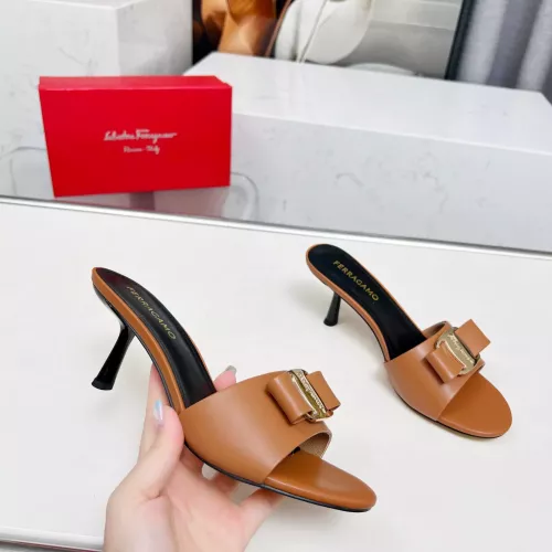 Replica Salvatore Ferragamo Slippers For Women #1304820 $85.00 USD for Wholesale