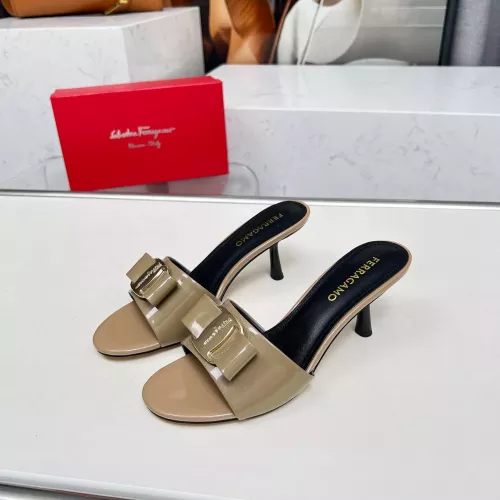 Wholesale Salvatore Ferragamo Slippers For Women #1304822 $85.00 USD, Wholesale Quality Replica Salvatore Ferragamo Slippers