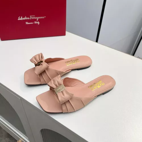 Wholesale Salvatore Ferragamo Slippers For Women #1304831 $85.00 USD, Wholesale Quality Replica Salvatore Ferragamo Slippers