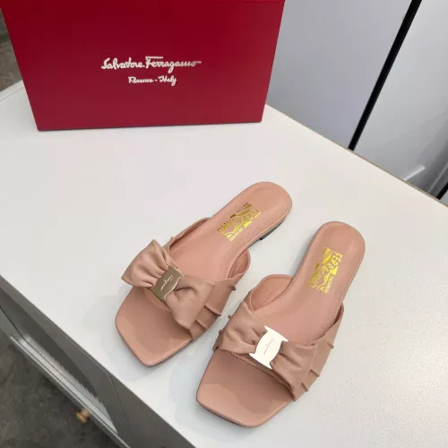 Replica Salvatore Ferragamo Slippers For Women #1304831 $85.00 USD for Wholesale