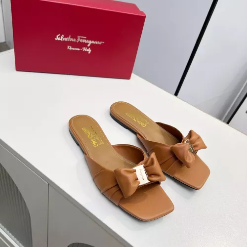 Replica Salvatore Ferragamo Slippers For Women #1304832 $85.00 USD for Wholesale