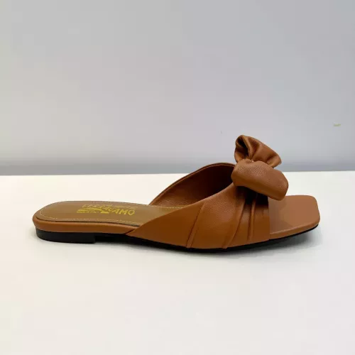 Replica Salvatore Ferragamo Slippers For Women #1304832 $85.00 USD for Wholesale