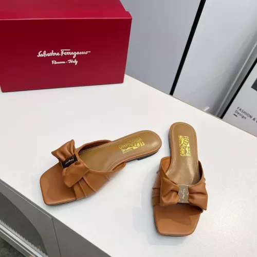 Replica Salvatore Ferragamo Slippers For Women #1304832 $85.00 USD for Wholesale