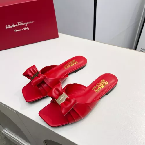 Wholesale Salvatore Ferragamo Slippers For Women #1304833 $85.00 USD, Wholesale Quality Replica Salvatore Ferragamo Slippers