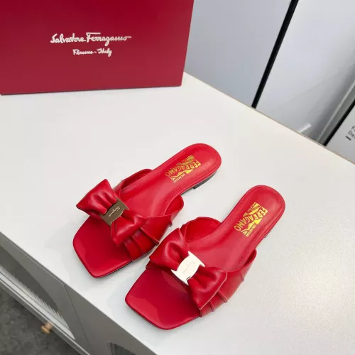 Replica Salvatore Ferragamo Slippers For Women #1304833 $85.00 USD for Wholesale