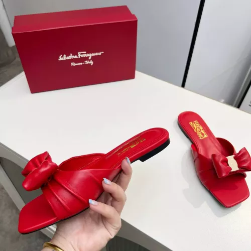 Replica Salvatore Ferragamo Slippers For Women #1304833 $85.00 USD for Wholesale